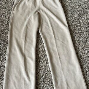 lululemon athletica Wide Leg Pants in Light Beige